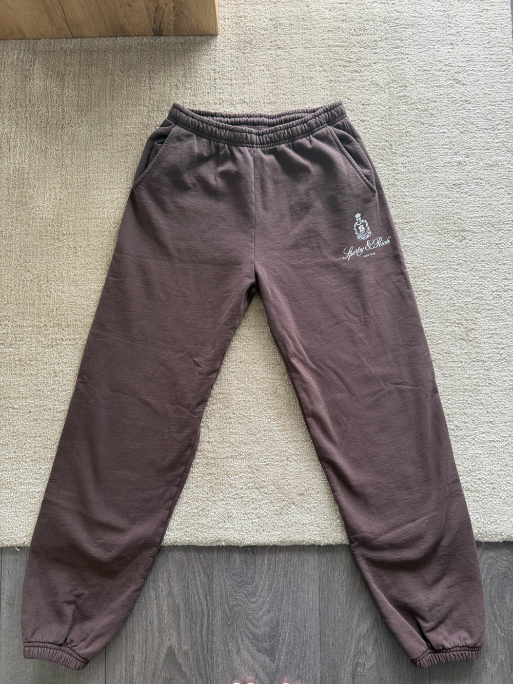 Sporty & Rich Brown Sweatpants